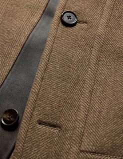 WOOLLEN FUNNEL NECK COAT