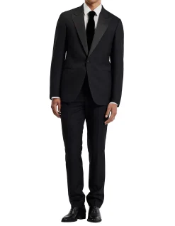 WOOL TUXEDO JACKET