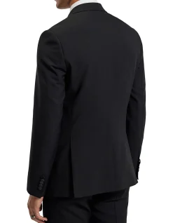 WOOL TUXEDO JACKET
