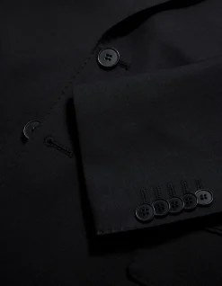 WOOL TWILL SUIT JACKET