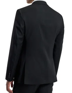 WOOL TWILL SUIT JACKET