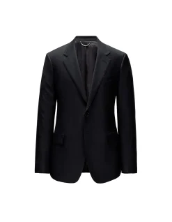 WOOL TWILL SUIT JACKET
