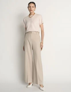 WOOL WIDE LEG PANT