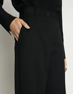WOOL WIDE LEG PANT