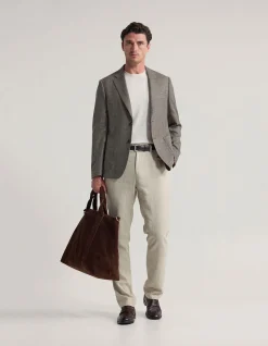 WORDSWORTH WOOL HERRINGBONE BLAZER