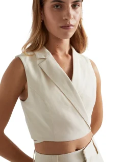 WRAP TIE WAIST VEST
