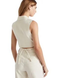 WRAP TIE WAIST VEST