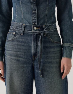 XL Straight Mid Rise Baggy Straight Jeans