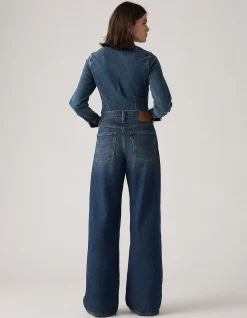 XL Straight Mid Rise Baggy Straight Jeans