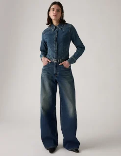 XL Straight Mid Rise Baggy Straight Jeans