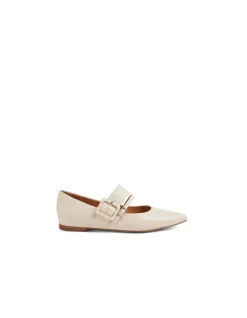 YASMINE Double Strap Pointed Flats