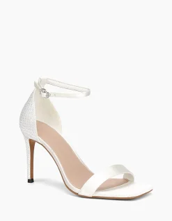 Yessica Ivory Recycled Satin Stiletto Heel