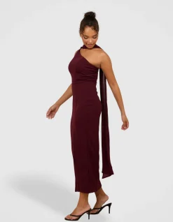 YUKIO ONE SHOULDER MAXI DRESS