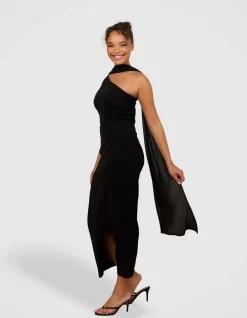 YUKIO ONE SHOULDER MAXI DRESS