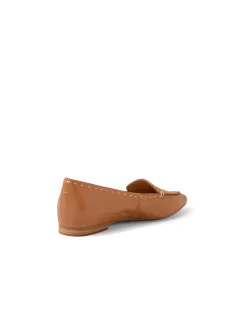 Yukka Stitch Detail Pointed Toe Loafers