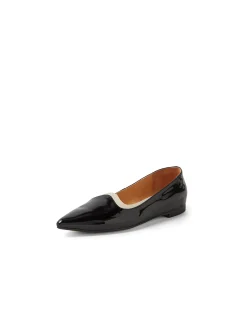 Yumis Patent Pointed Toe Flats