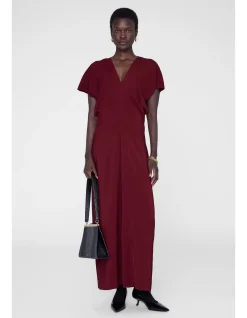 ZADIG SL V NECK MIDI DRESS