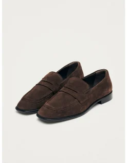 Zaha Suede Leather Loafers