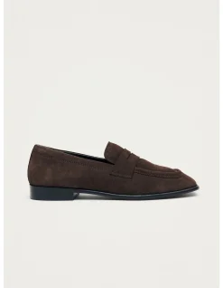 Zaha Suede Leather Loafers