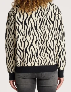 Zala Animal Knit Crew Jumper