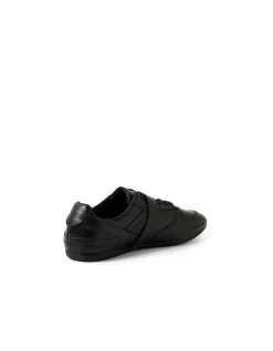 Zig Buckled Leather Strap Sneakers