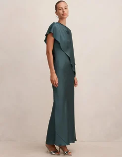 ZINNIA CAPE MAXI DRESS