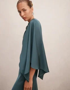 ZINNIA CAPE MAXI DRESS