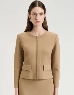 ZIP FRONT MILANO JACKET