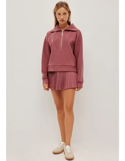 1/4 Zip Jumper Ottoman Sweat