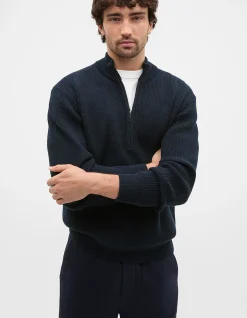 1/4 ZIP KNIT