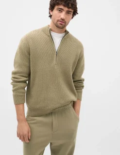 1/4 ZIP KNIT