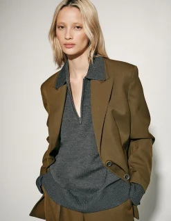 Zip Polo Knit - Lara Worthington