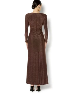 ZOE METALLIC KNIT DRESS