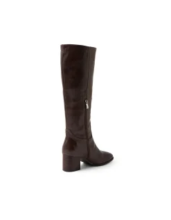 Zucker Block Heel Knee High Boots
