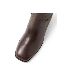 Zucker Block Heel Knee High Boots